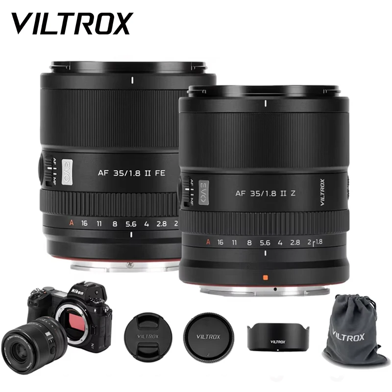 빌트록스 35mm F1.8 II EVO AF 풀프레임 프라임 인물 렌즈 ( E/니콘 Z 마운트 A7IV A7C II A7RV A7CR ZV-E1 FX30 Z6 III Zf 호환)