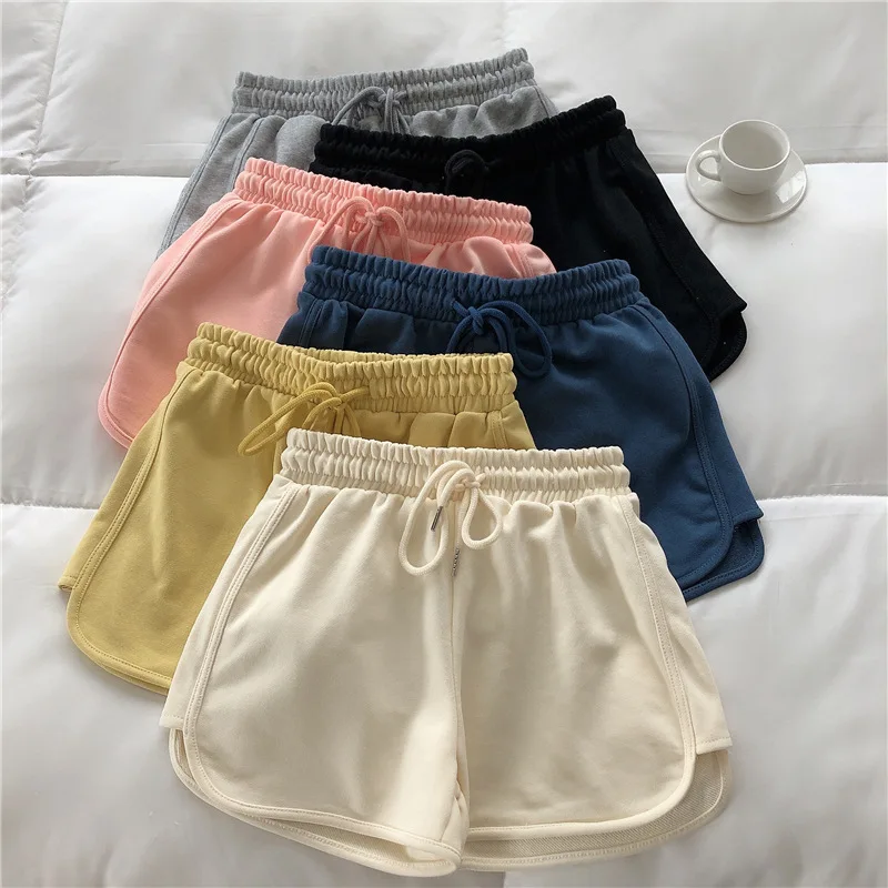 

Korean Comfortable Sport Woman Pant Elastic Waist Trouser Female Summer Sweatpant