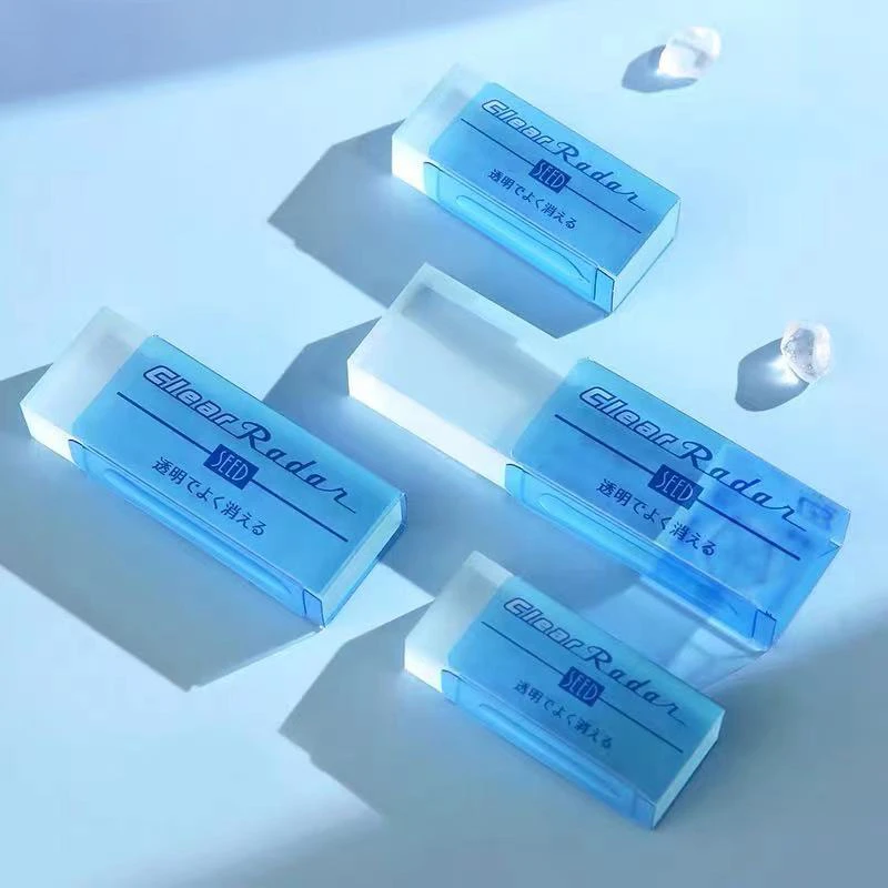 Transparent Erasers Stationery Japanese Transparent Eraser Erasers