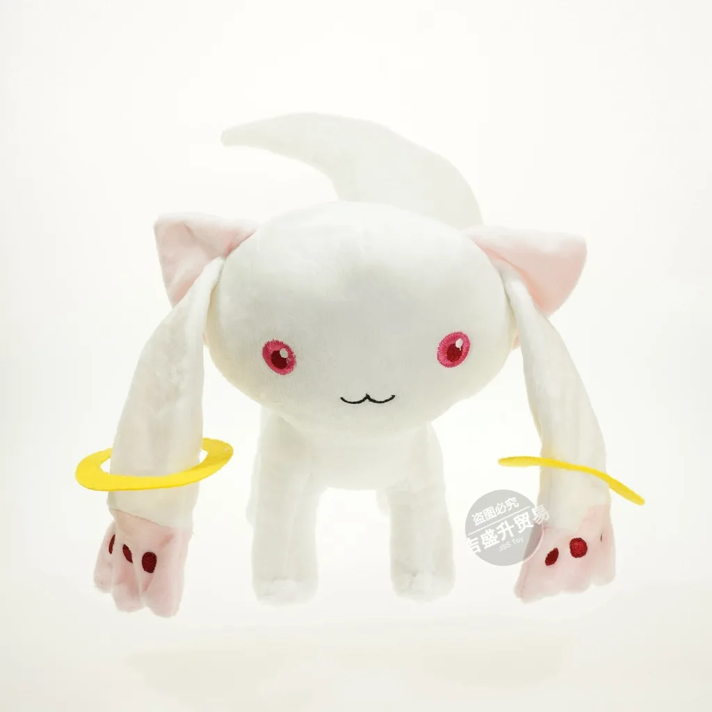 

20*43cm Puella Magi Madoka Magica Magic Kyubey Plush Toy Qbay Cat Soft Stuffed Doll Girls Birthday Christmas Gifts for Children