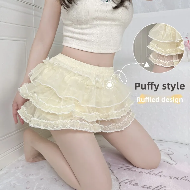 Se orts Bot Layer Pumpkin Skirt Support Cake Skirt Anti Exposure JK Multi Layer Fluffy Summer Cute Dog ort Casual