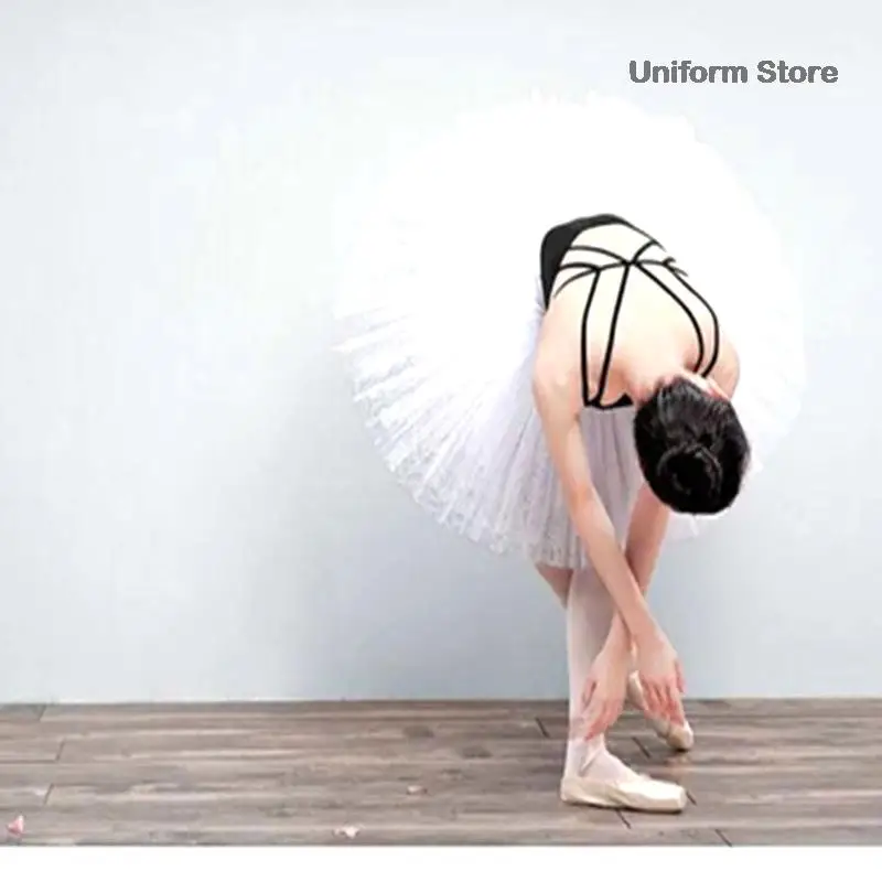 Professional Platter Tutu Black White Red Ballet Dance Costume For Women Tutu Ballet Adult Ballet Dance Skirt With Underwear