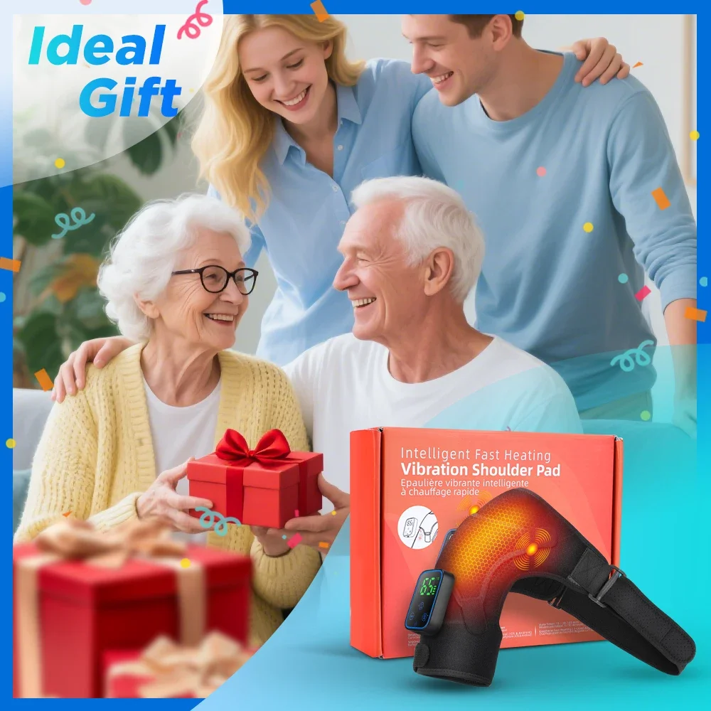 Shoulder Protection for Joint Knee Elbow Massager Vibrador 3 in 1 Knee Pads Heated Relax Muscle Relaxation Massage Belt Wireless