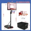 Basketball Hoop with 5-10 Feet Adjustable Height for Indoor Outdoor