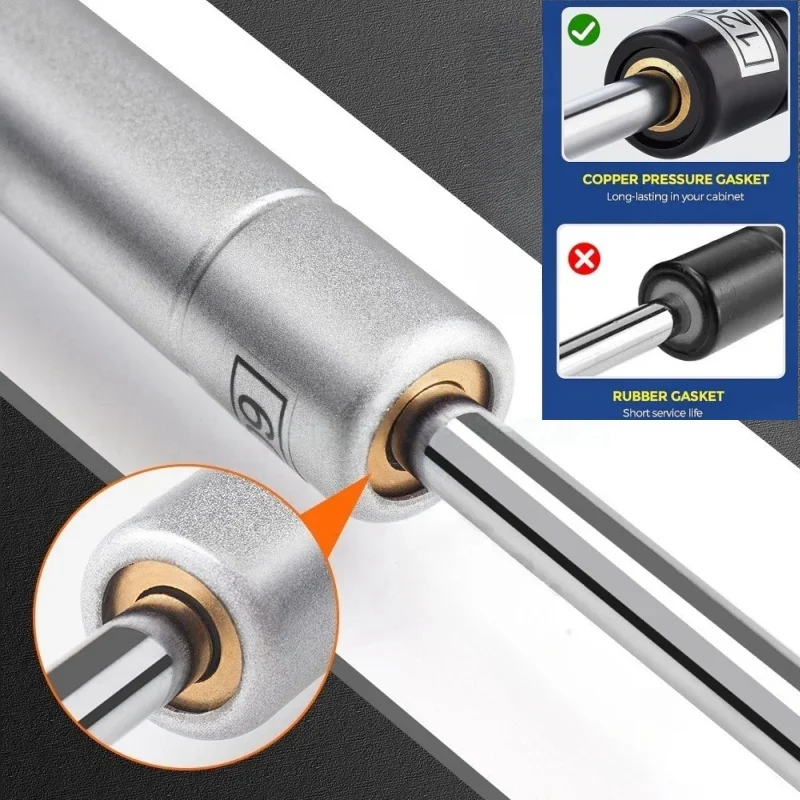 2Pcs Cabinet Door Gas Spring Hinge 3KG-20KG Gas Struts Kitchen Cupboard Hydraulic Hinge Strut Lid Support Box Furniture Hardware cabinet door hinges