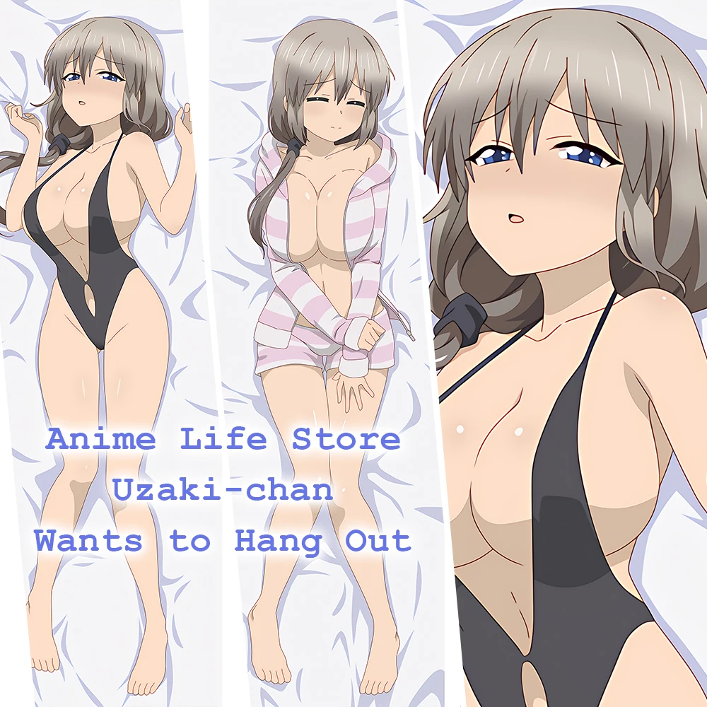 

Cute Tsuki Uzaki Dakimakura Anime Uzaki-chan Wants to Hang Out! Body Pillow Cover Otaku Waifu Hugging Throw Cushion Pillowcase