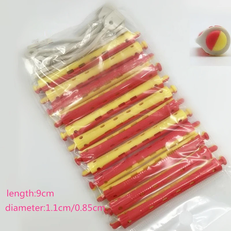 Pro Hair Curler Pull Core Roller Curl Bar 12Pcs DIY Curlers Plastic Clips Salon Hairdressing Barber Styling Hair Curling Tool hair styling tool hair curling tools