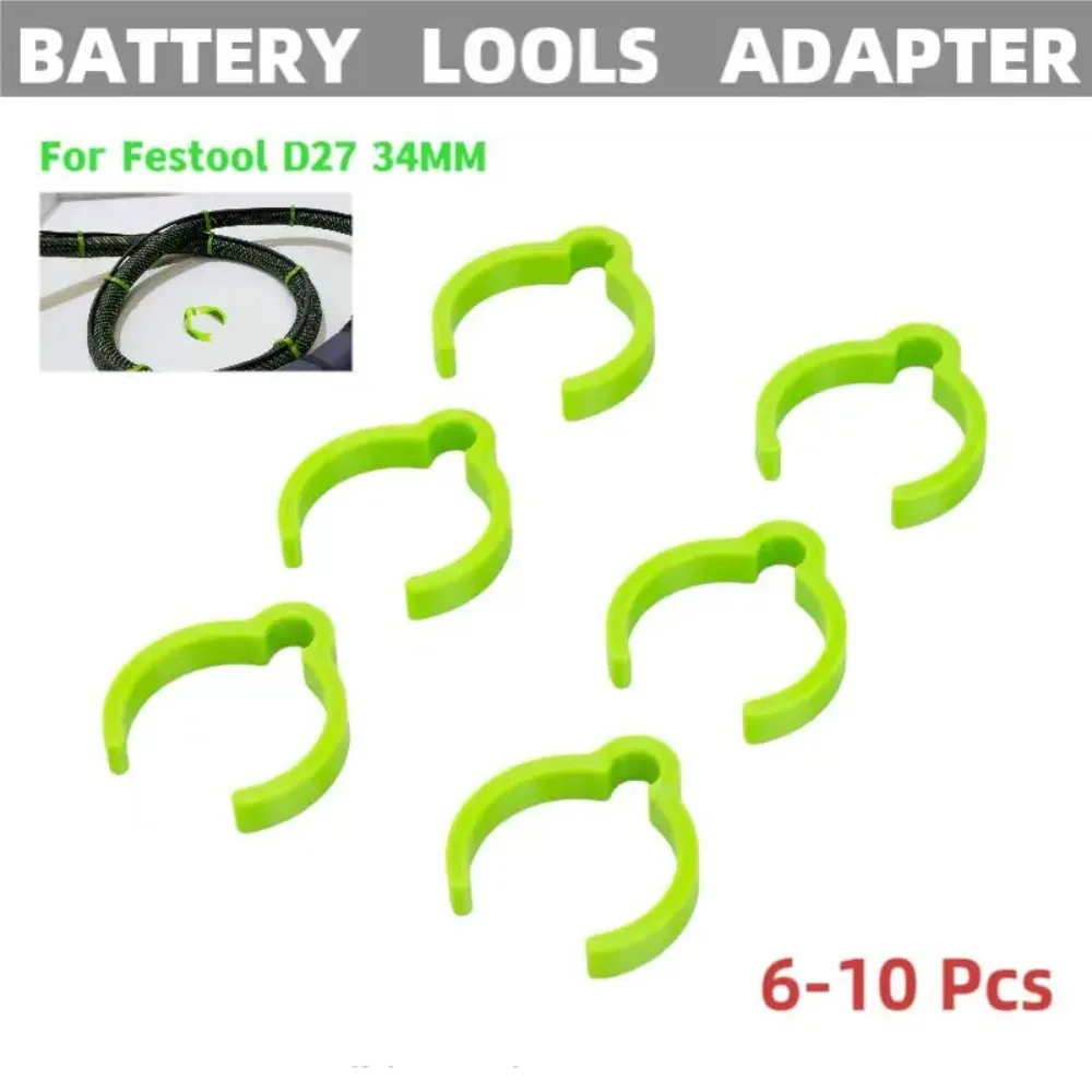 For Festool  Cable Plug It Accessories D27 Hose Clips for Festool CTL, CTM, Dust Extractor & Plug-it Cable pair hi end audio speaker cable free update new 72v dbs 2 to 4 silver plated banana plug without original box