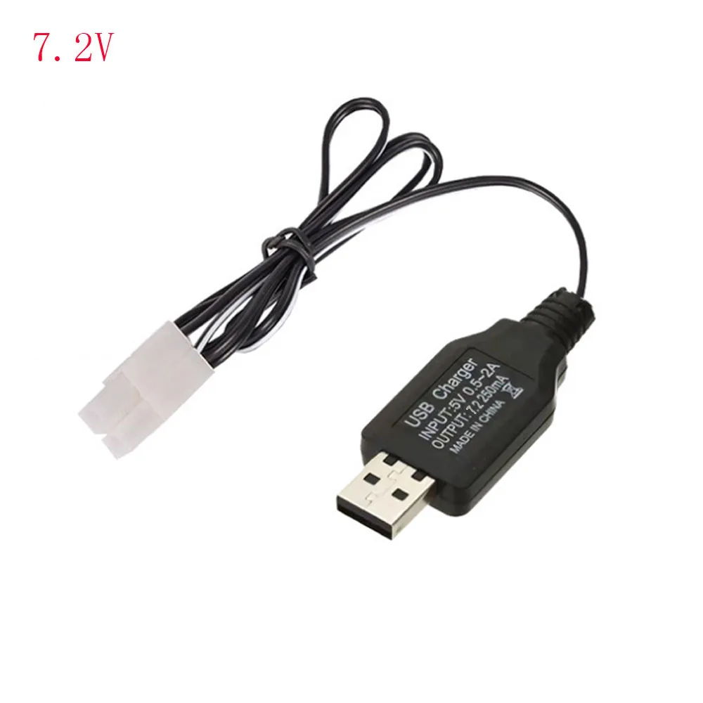 7.2V 9.6V 2Pin Power Supply Charger for NiCd NiMH Battery 220-240V EU Plug Input 5V USB Input Output Charger for RC Toy