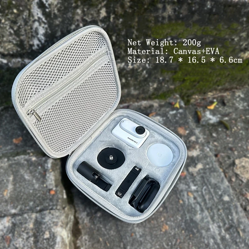 

Mini Storage Bag for Insta360 GO 3 Carrying Case Handbag Protective Box for Insta360 GO 3 Camera Accessories