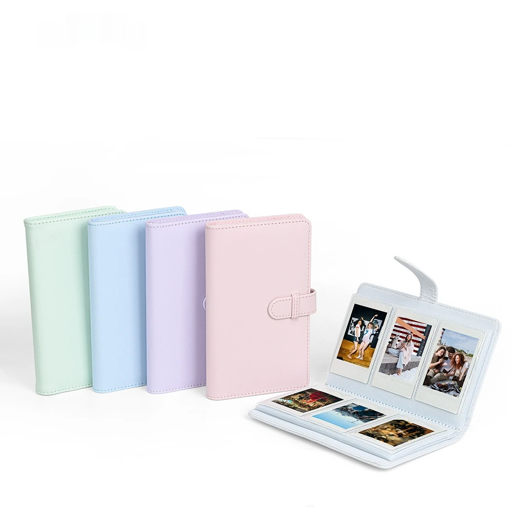 

3-inch photo loose leaf album,multifunctional, high-capacity Polaroid train ticket bank card business card holder,storage folder