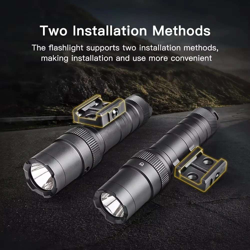 Waterproof Aluminum Tactical Flashlight for Hunting