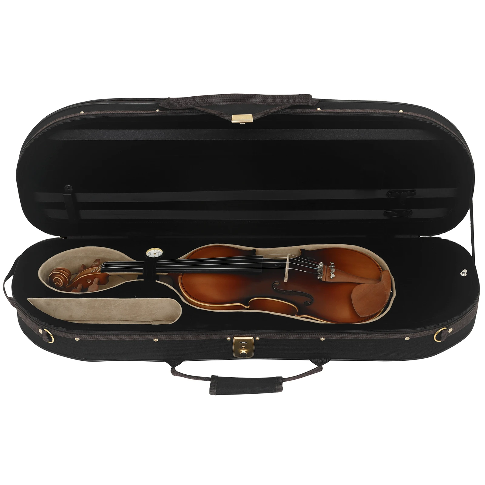 Violin case Hygrometer ヴァイオリンケース湿度計付 Amazon.com - KESHUO Full Size Violin Case Canvas Violin 3/4