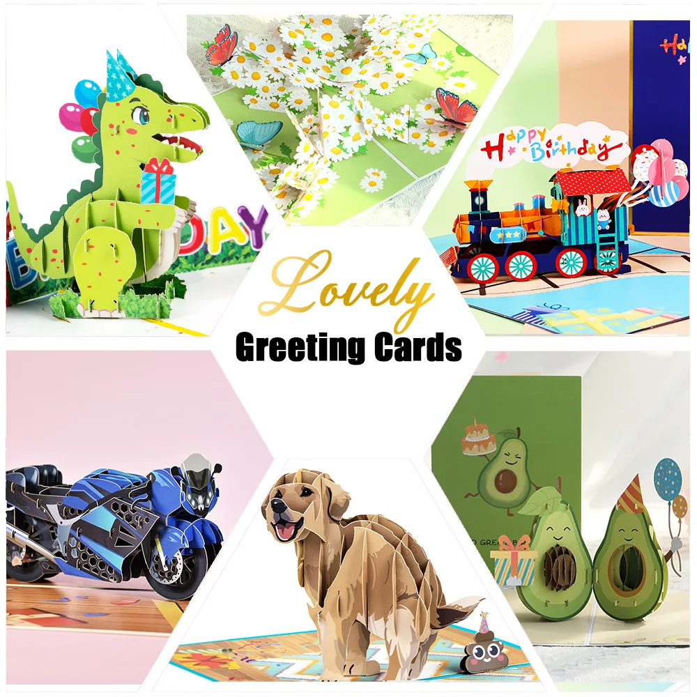 Hot 3D Pop UP Happy Birthday Cards 4