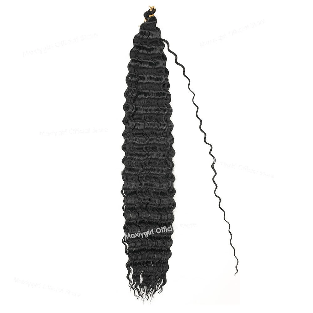 Locs Crochet Hair 18 24 30 inch Faux Locks Crochets Braids Cheveux Synthetic Curly Hair Soft Locs Meche Pour Crochet Braid