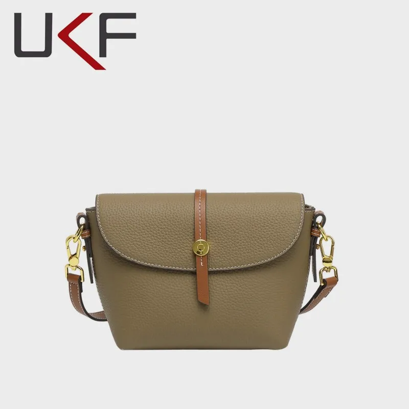 

UKF New Women Leather Handbags Designer Ladies Bag Casual Crossbody Shoulder Bag New Luxury Brand Messenger Bags For Women Bolas