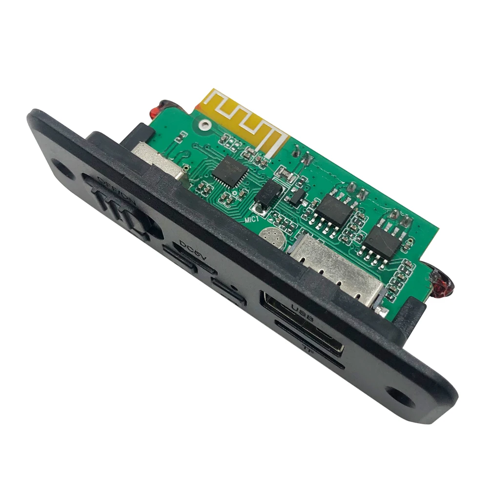 5V Bluetooth 5.0 Car MP3 Player Decoder Board 2*3W Amplifier Wireless FM Radio Module TF USB Handsfree Call