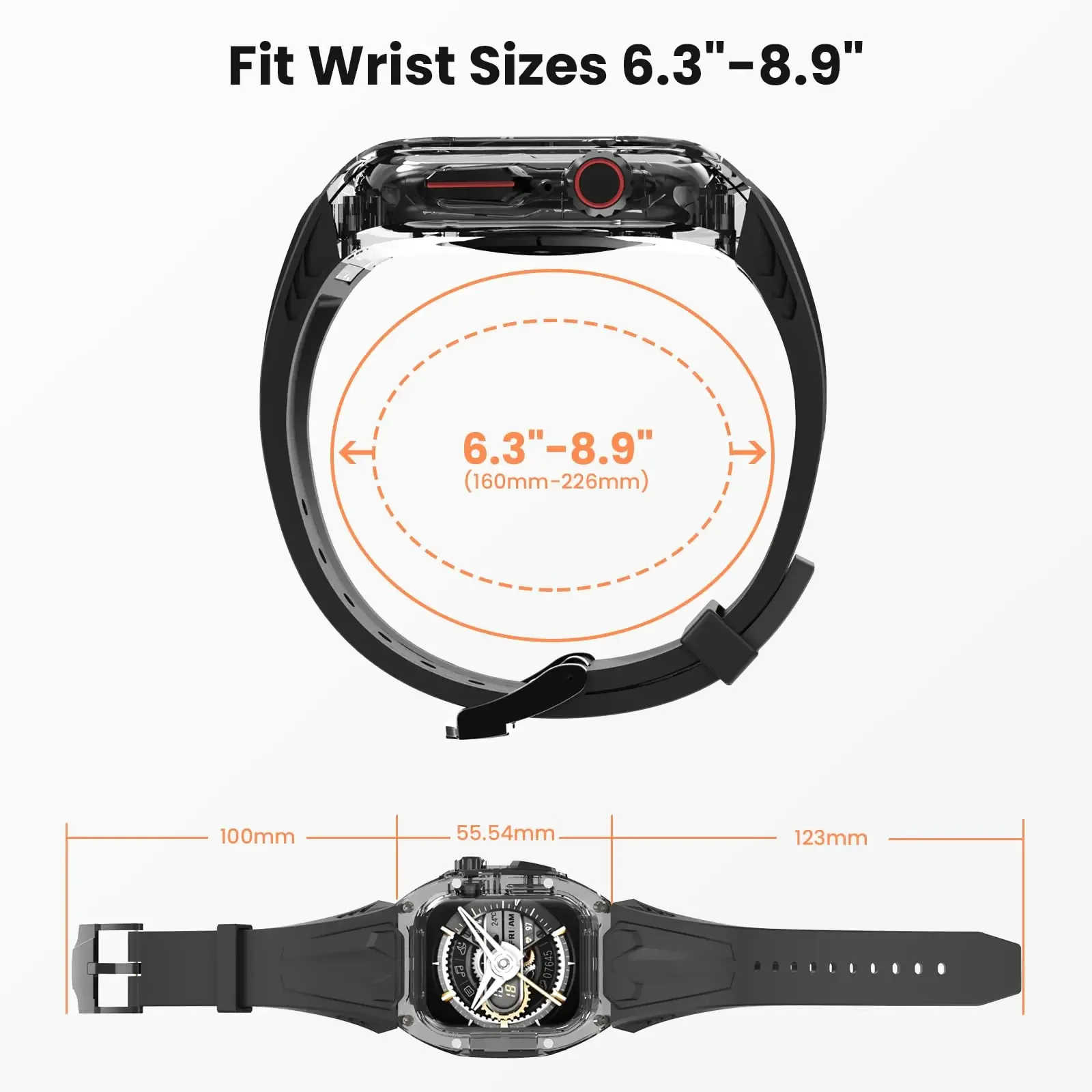 รูปสินค้า สายนาฬิกา Apple Watch ปรับได้ รองรับหลายขนาด หลายรุ่น