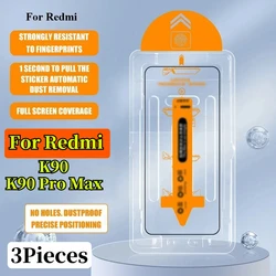 HD Premium Tempered Glass Screen Protector - Easy Installation, Dust - Free, 3 - Pack for Tempered glass