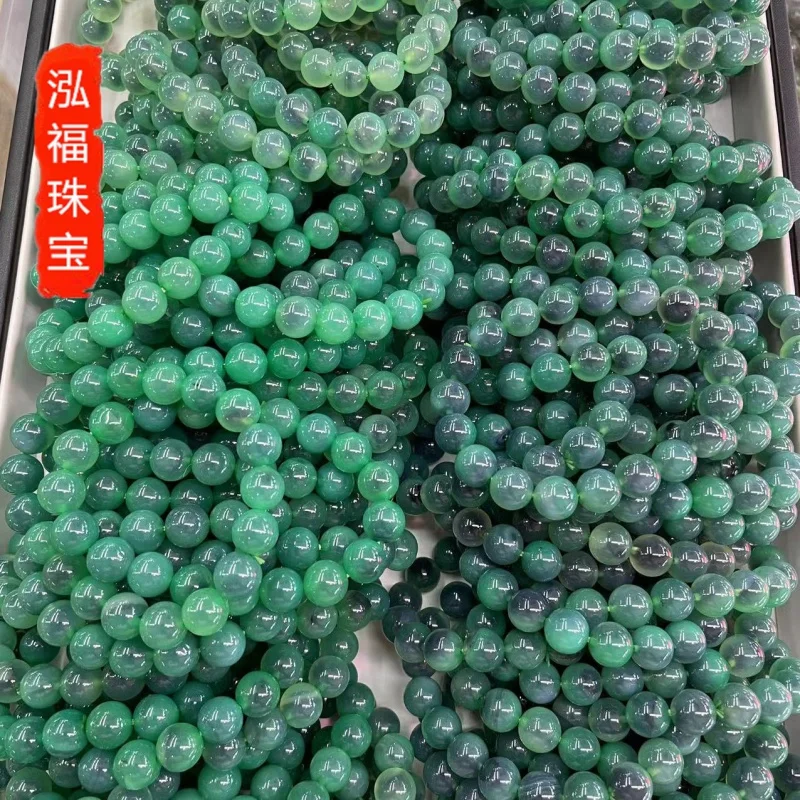 

Natural Green Sugar Heart Agate Bracelet
