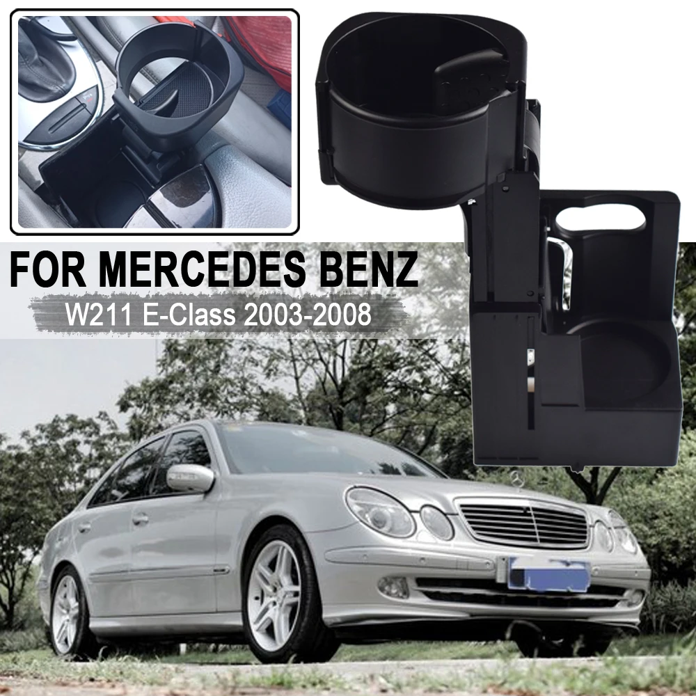 Auto schwarz zentr konsole becher halter für mercedes benz e klasse c219  w211 s211 cls a2116800014 b66920118 - AliExpress