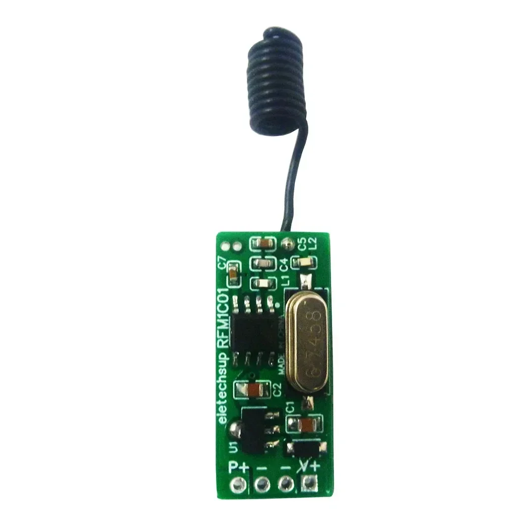 

RFM1C01+CJ002 433M 2A Energy Saving Remote Control Switch MOS Module for 3.7V 7.4V 12.8V 14.8V 18650 Lithium Battery LED