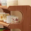 Bamboo Multi-Tier Desk Organizer Rectangular Storage Rack with Painted Finish for Office Home Ideal for Dorms & Rental Houses 4