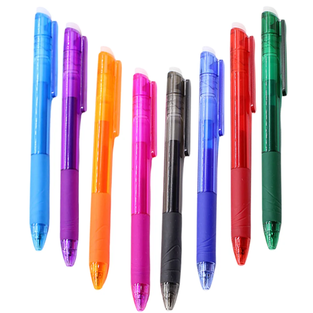 

Цветная гелевая ручка, 8 шт., железная ручка 05, для студентов, объемная чернильная синяя шариковая ручка для письма, письма, офисные принадлежности, быстросохнущие