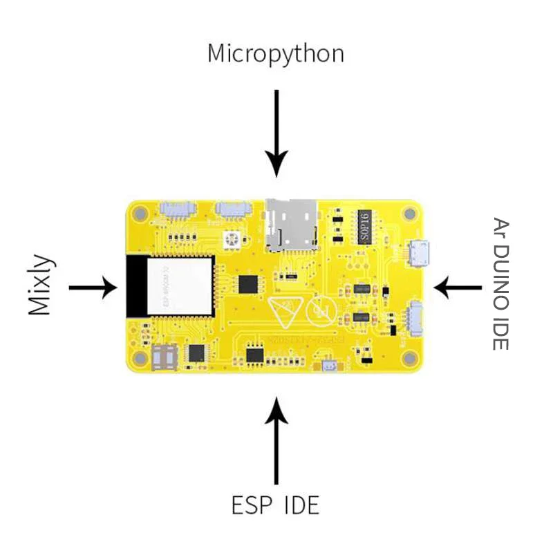 Tela de Toque Tft Esp32 Driver Esp32s Esp-wroom-32 Ili9341 Blue-tooth Wifi Dual Core 28 - Image 3
