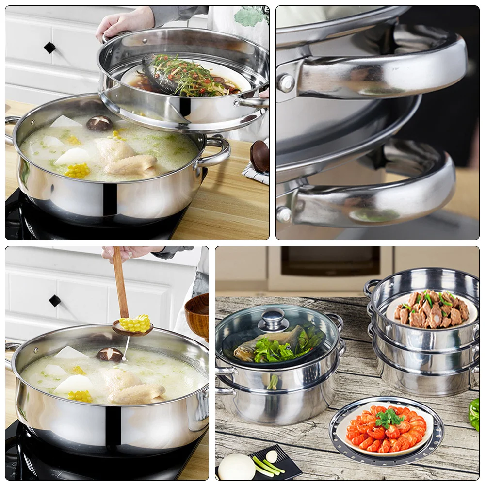 Steaming Rack, Heavy Duty Stainless Steel Cooking Ware Steam