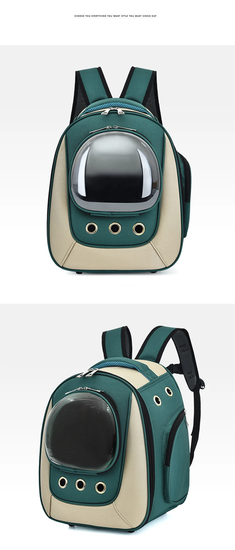 Title 9, Pet Cat Backpack Dog Carrier Bag With Window Wa...
