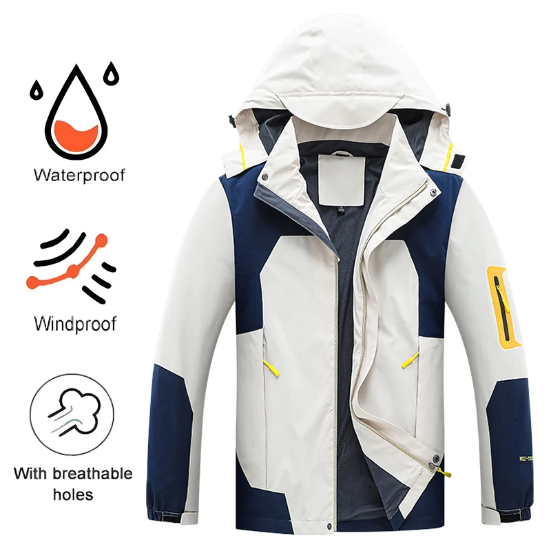 Windproof Fleece For Men Men's Windproof Softshell Jacket Water