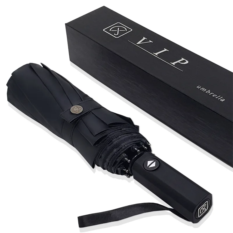 Men's and Women's Business Ten-bone Fully Automatic Umbrella Folding Sun Umbrella