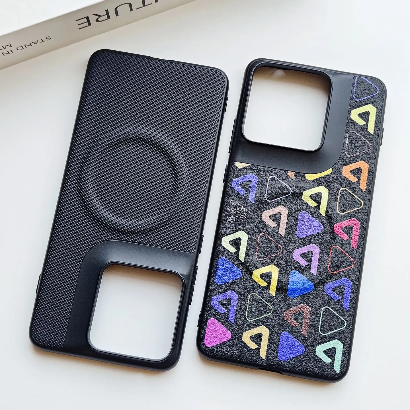 Stylish Printed Magnetic PU Leather Cover - Signature Air Pro Case