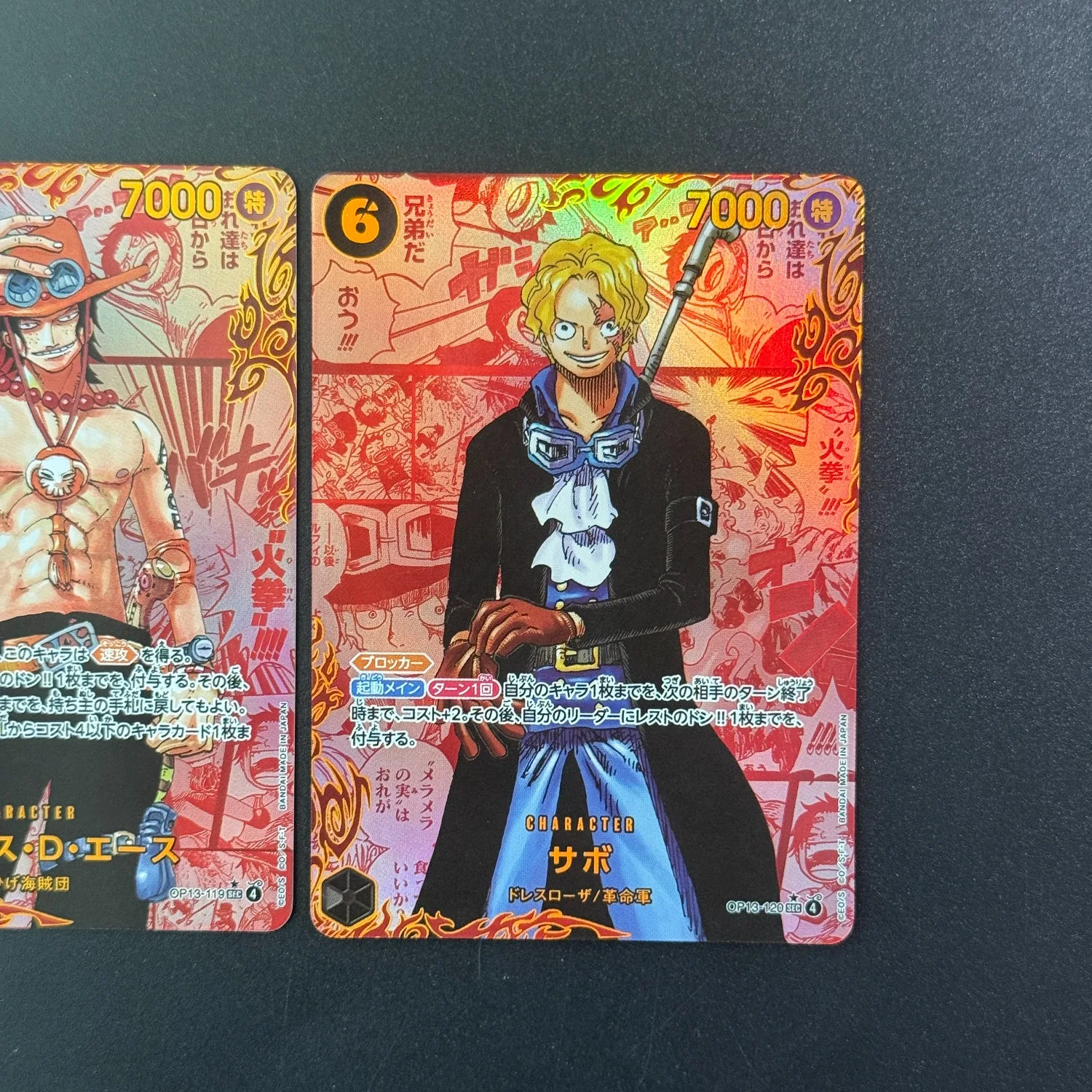 3Pack DIY 2025 One Piece Card OP13 Japanese Red Manga Alternate