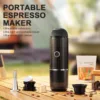 Portable Electric Coffee Maker, 19 Bar 100w Coffee Maker, Wireless Heating, Travel-Friendly, Multiple Brew Options 1