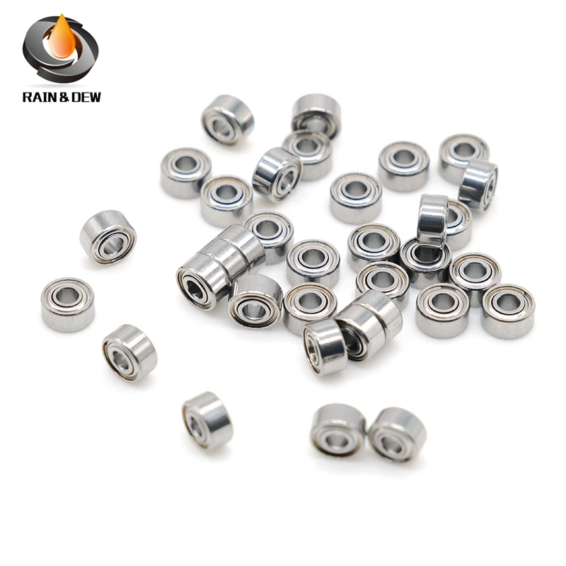 

MR62ZZ Bearing 2*6*2.5 mm ABEC-7 (10PCS) Miniature MR62 ZZ Ball Bearings Chrome Steel Quality R-620 W52