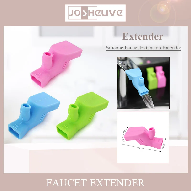 

Silicone Faucet Extender For Kids Water Saving Extension Tap Filter Nozzle Adapter Bathroom Kitchen Sink Spray Kitchen Tool