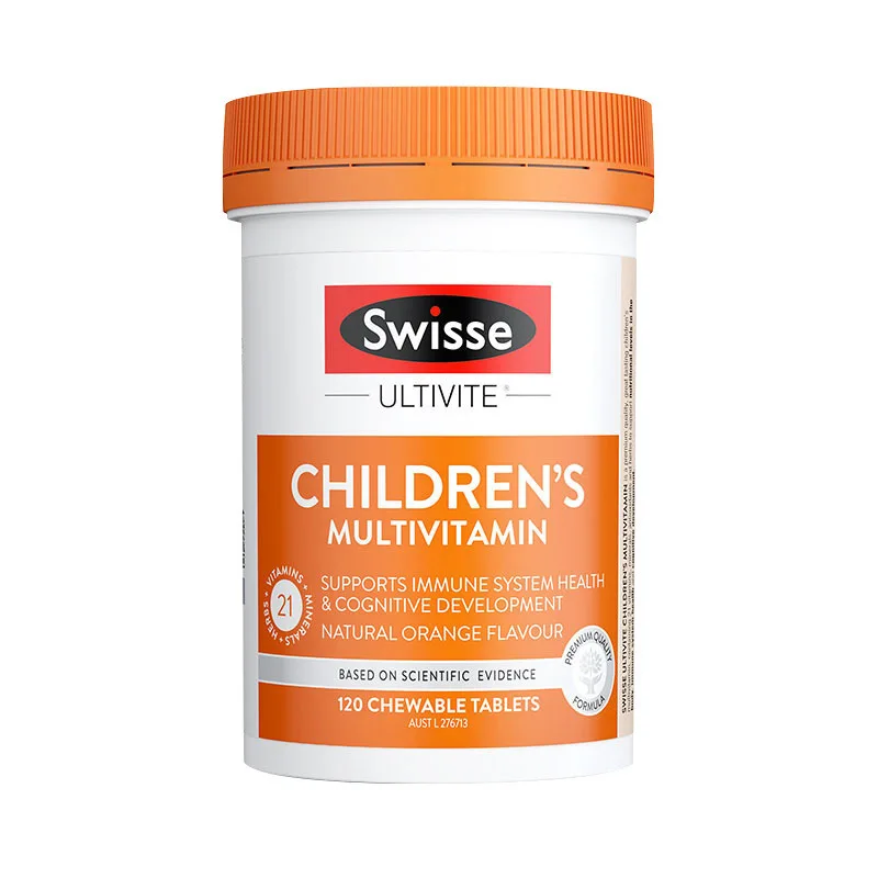 

Australia SW Children COMLEX Vitamin Balanced Nutrition 120 Tablets Chewable Tablet Orange Flavor over 2 Years Old