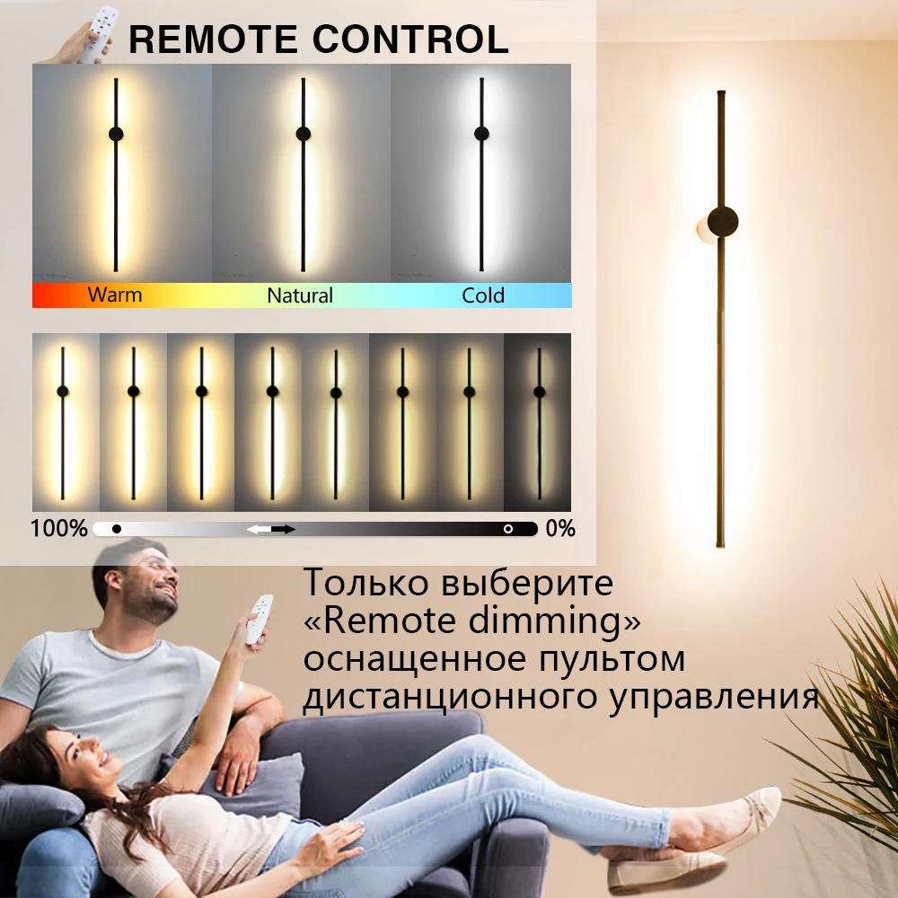 LED Wall Lamp 350&deg; Rotation for Indoor Home Decor