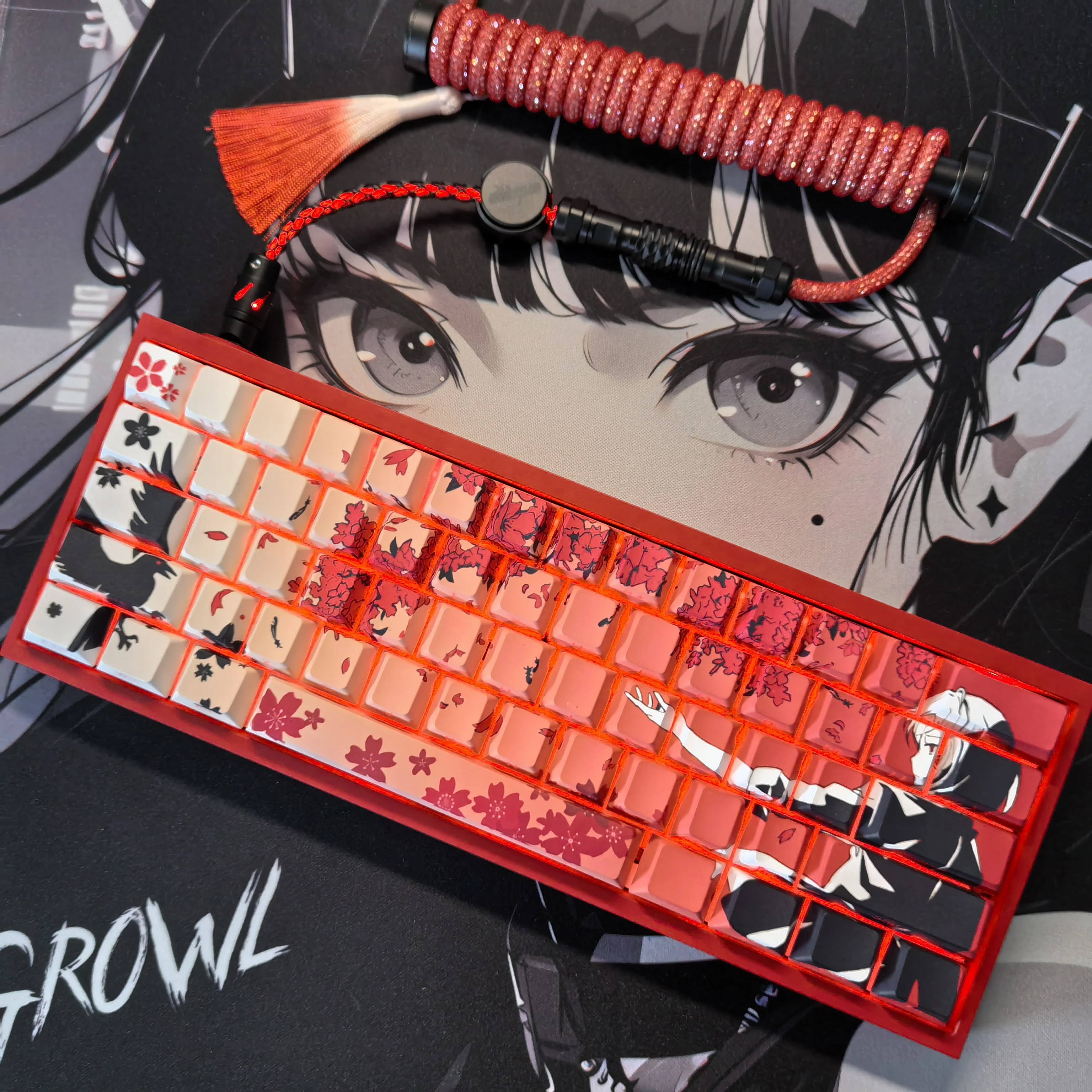 メカニカルキーボード用のチェリープロファイル型キーキャップ 