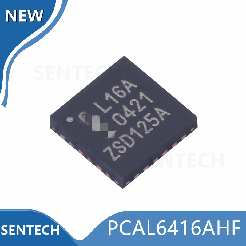 

10PCS/LOT 100% New Original PCAL6416AHF QFN-24 Low-voltage translating 16-bit I2C-bus/SMBus I/O expander