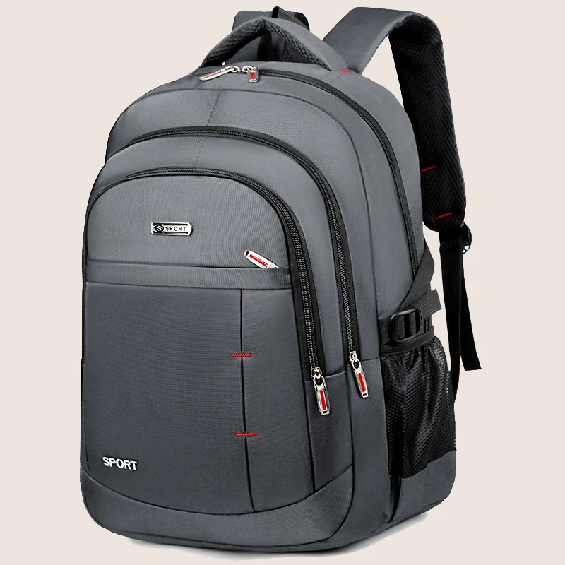 Large capacity laptop backpack - durable, waterproof, stylish unisex backpack with practical pockets - ideal for school and trav