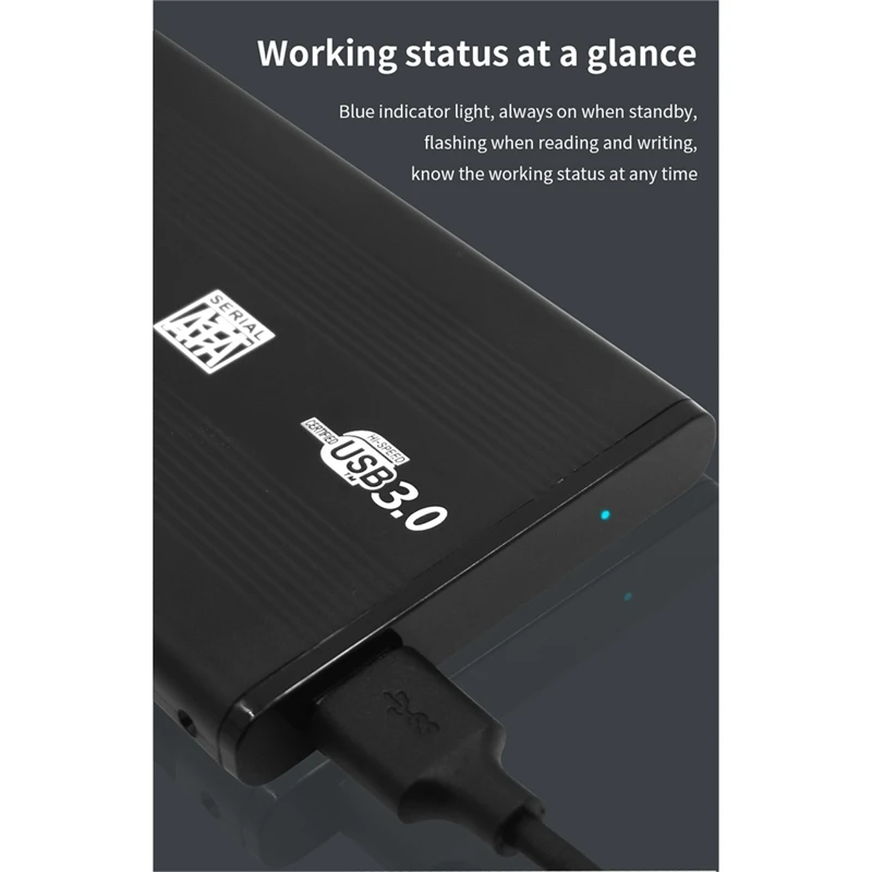ũž ǻͿ  SATA SSD ϵ ̺ ڽ, USB3.0, 2.5 ġ ϵ ̺ ũ Ŭ