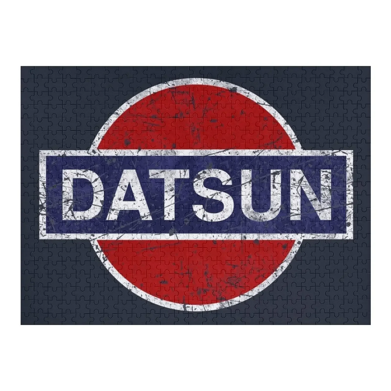 

Datsun Vintage Car Jigsaw Puzzle Personalized Child Gift Wooden Name Custom Personalized Puzzle