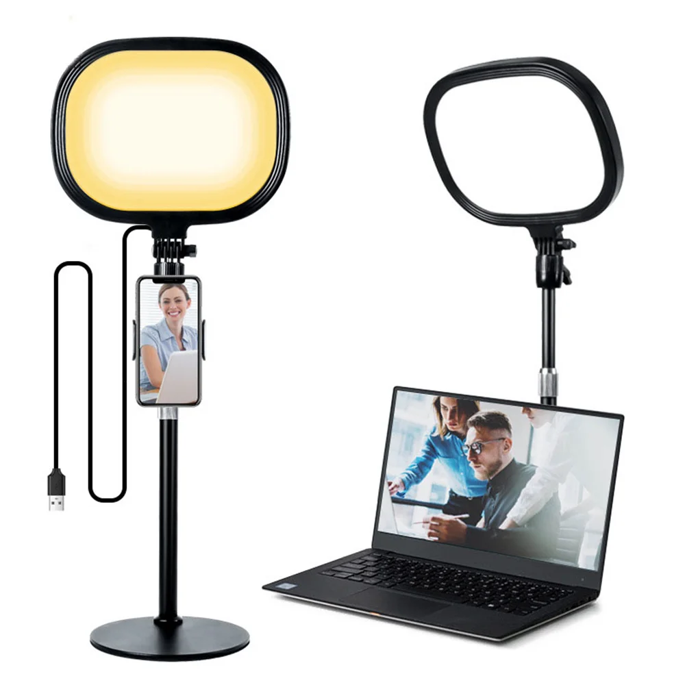 Desktop Led Panel Light Game Live Youtube Key Light Air Dimmerabile Photography Studio Lamp Con Supporto Per Telefono Stand Fill Light
