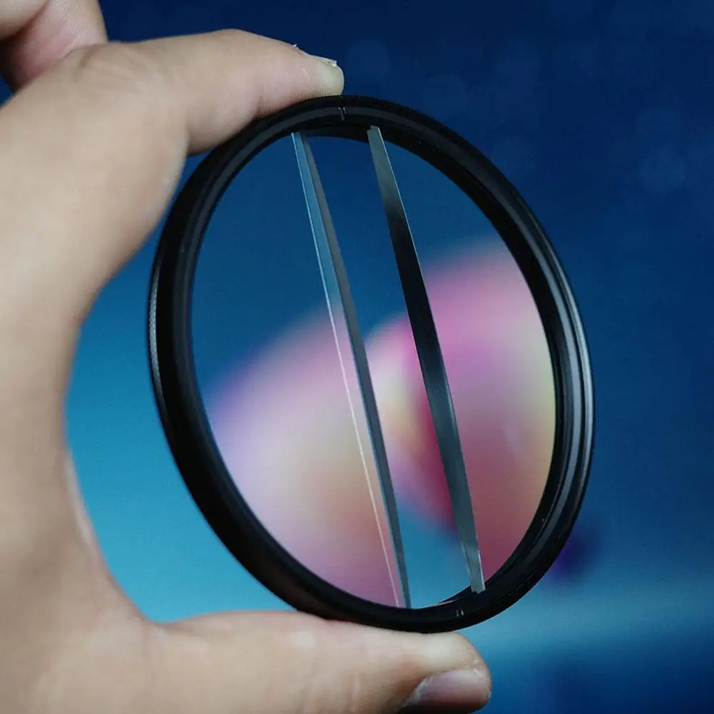 

Аксессуары для камеры FF018 77 мм фотография на переднем плане размытие специальный эффект фильтр двойная полулуна SLR аксессуар фильтр с эффектом размытия