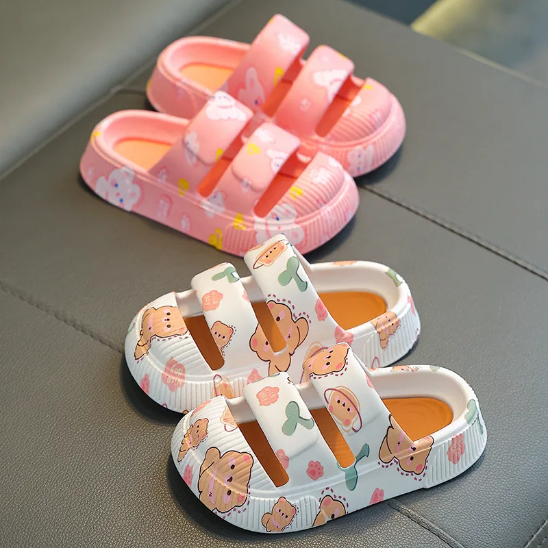 

Children Slippers Summer Anti-skid Bathroom Shower Sandals Slippers