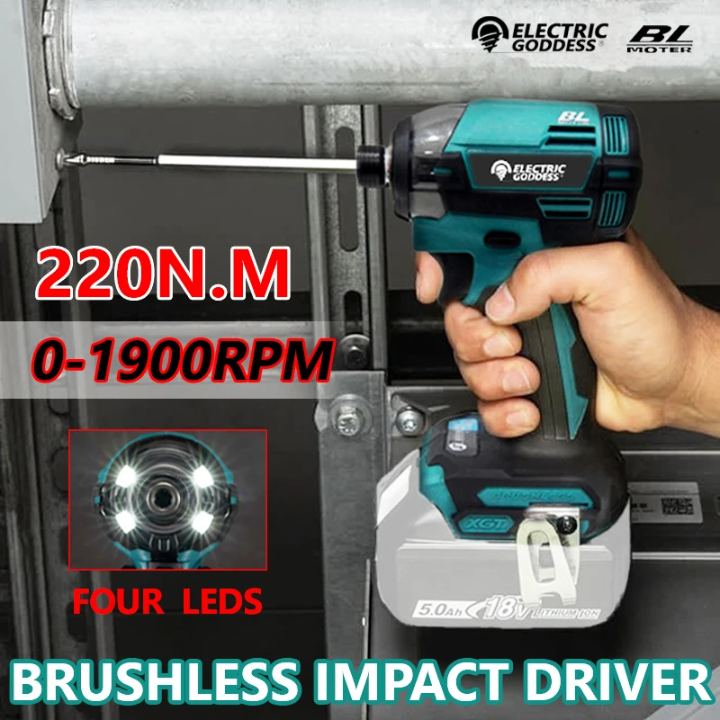 

Electric Goddess DT002G 별렌치 Technology 트 Brushless and Cordless Impact Driver BL Motor Electric Tool Suitable for Makita 18V