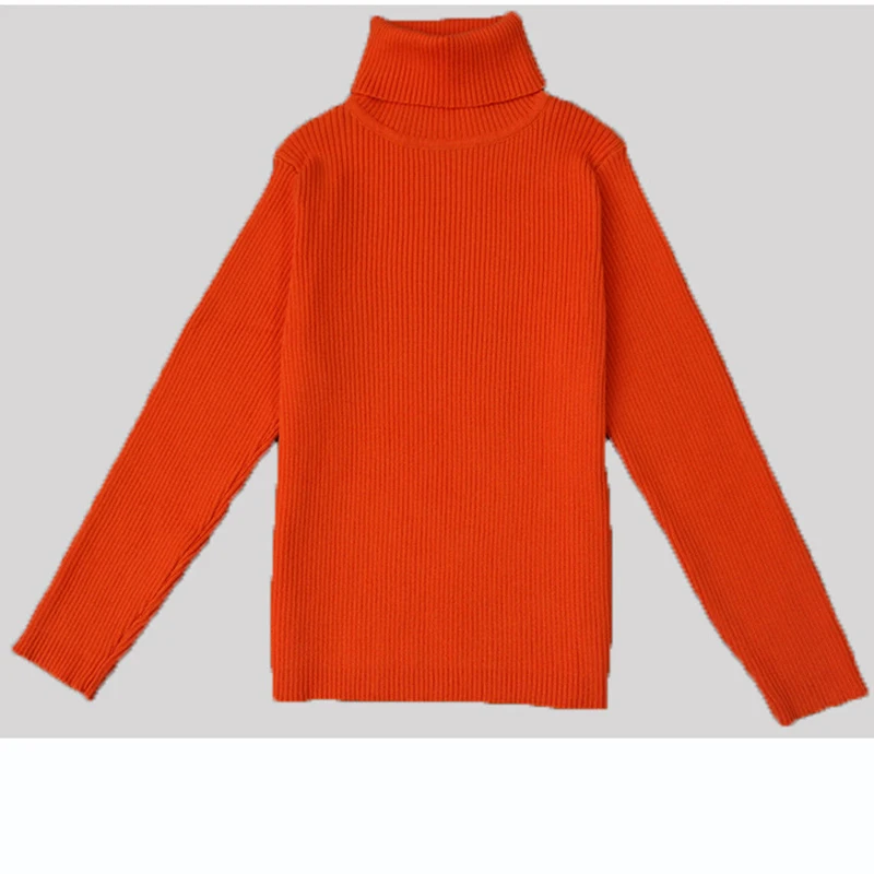 2023 Autumn Baby Boys Girls Turtleneck Sweaters Sweater Kids Sweaters For Winter Knitted Bottoming Boys Sweaters Vetement Enfant